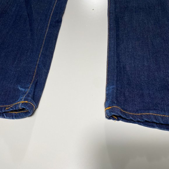 Nudie Jeans Thin Finn Org. Dry Ecru Embo slim fit Jeans mens size 32x32 - Picture 3 of 11